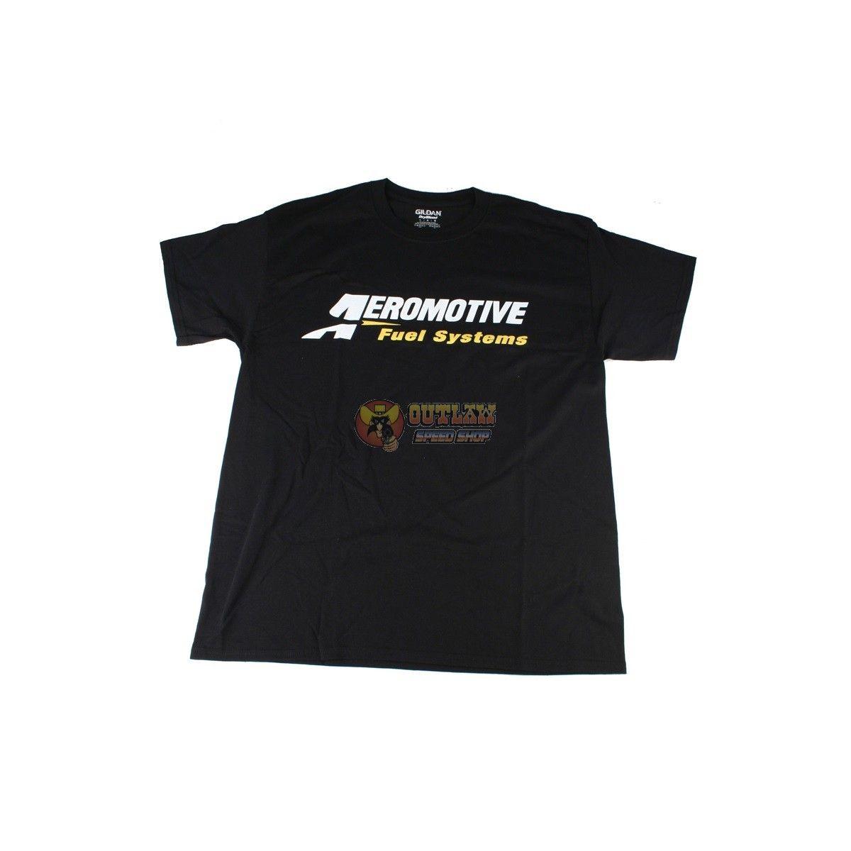 Aeromotive Logo - ARO91016 - AEROMOTIVE LOGO T-SHIRT (BLACK) - LARGE