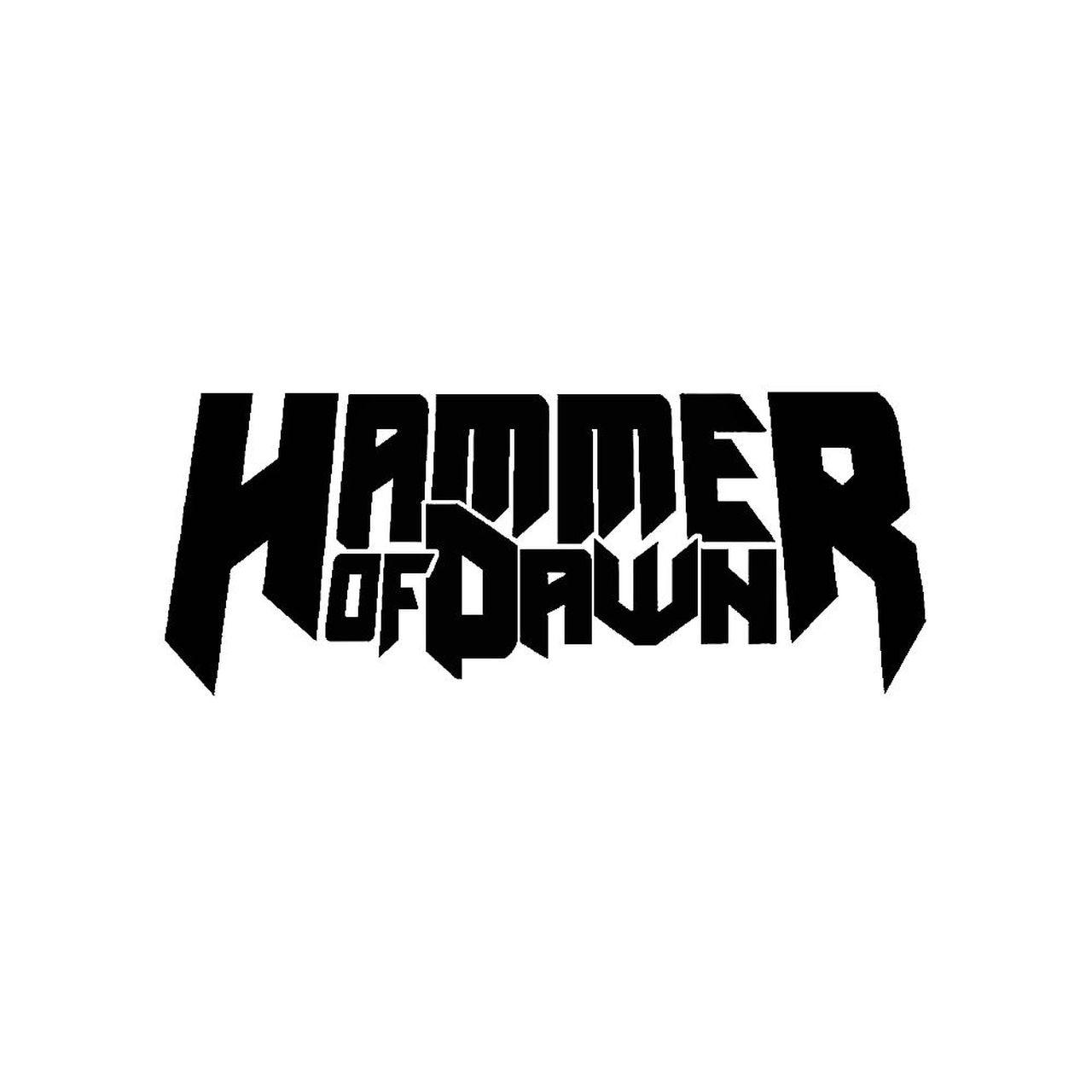 Dawn Logo - Hammer Of Dawn Band Logo Vinyl Decal