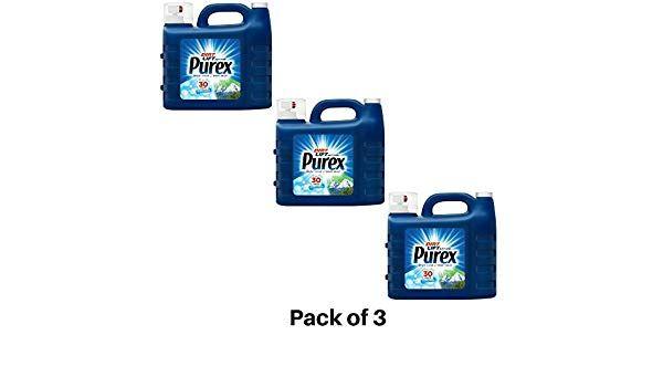 Purex Logo - Purex Liquid Laundry Detergent, Mountain Breeze, 300 oz (200 loads) of 3