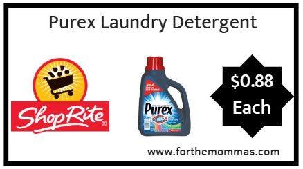 Purex Logo - ShopRite: Purex Laundry Detergent Deal Starting 10 21