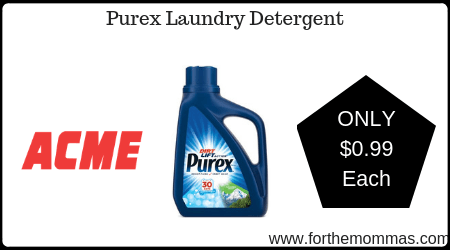 Purex Logo - Acme: Purex Laundry Detergent JUST $0.99 Each Thru 5/30! - FTM