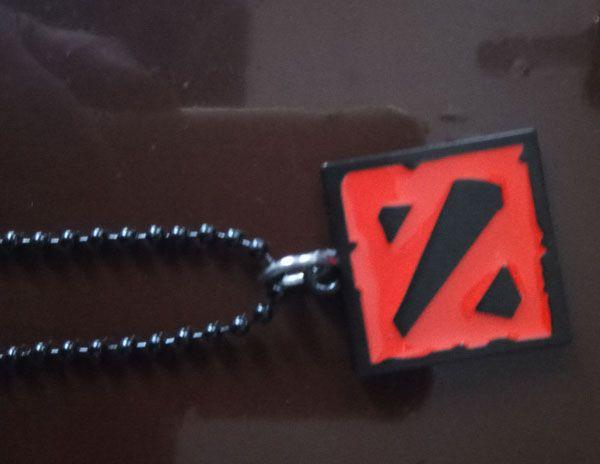 Dota2 Logo - US $1.39 |New Fashion Black Rope Chain Game DOTA 2 Necklace Dota2 LOGO  Pendants Defense of the Ancients statement Leather necklace-in Pendant ...