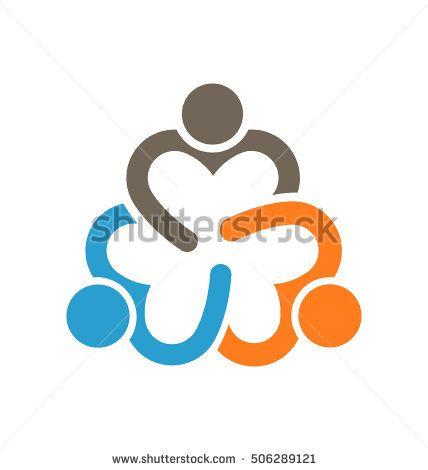 Relationship Logo - Social People Relationship Logo. Vector Illustration | People Flat ...