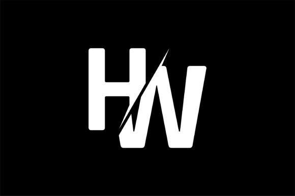 HW Logo - Monogram HW Logo Design