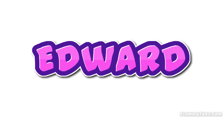 Edward Logo - Edward Logo | Free Name Design Tool from Flaming Text