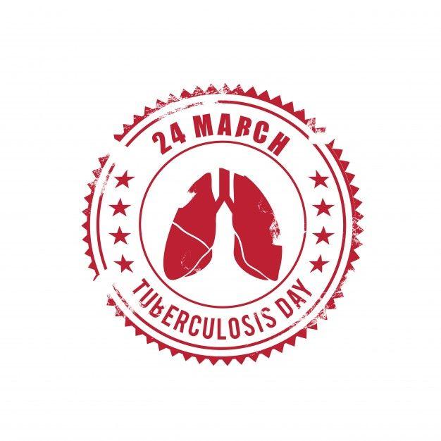 Tuberculosis Logo - World tuberculosis day, red seal Vector