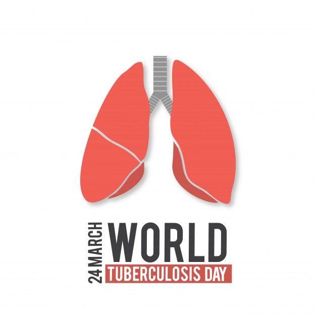 Tuberculosis Logo - World tuberculosis day, lungs on white background Vector | Free Download