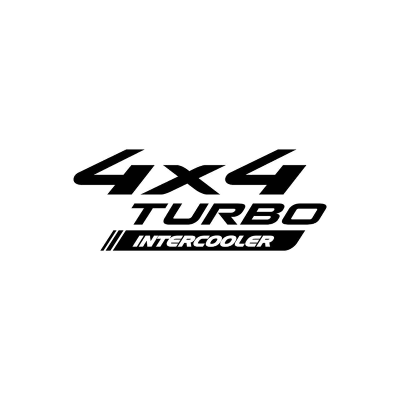 4x4 Logo - Toyota 4x4 Turbo Intercooler Logo Vinyl Decal