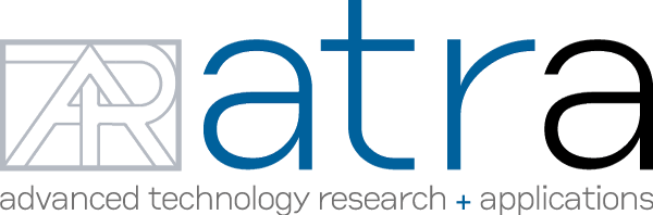 ATRA Logo - Advanced Technology Research + Application. Atra S.r.l