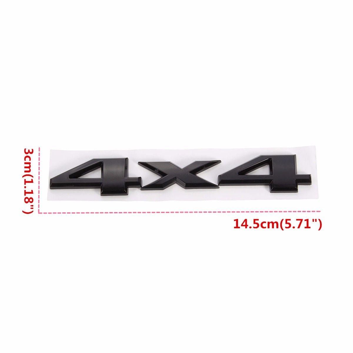 4x4 Logo - US $1.99 |3D 4x4 Emblem Badge Car Sticker Logo Decal For Jeep /Grand  /Cherokee Black Silver-in Car Stickers from Automobiles & Motorcycles on ...