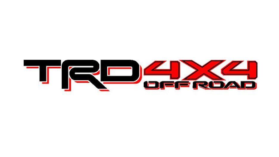 4x4 Logo - TRD 4x4 Off Road COLOR - Vinyl decal Outdoor vinyl