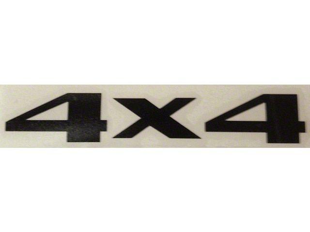 4x4 Logo - 4x4 Decal - Black