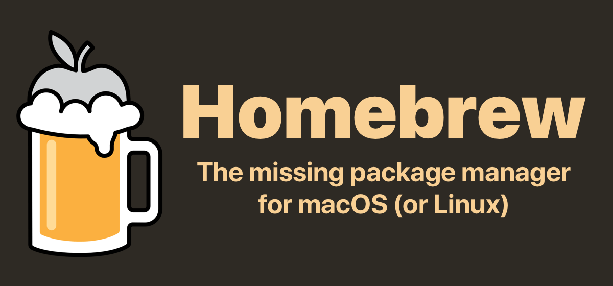 Homebrew Logo - The missing package manager for macOS (or Linux) — Homebrew