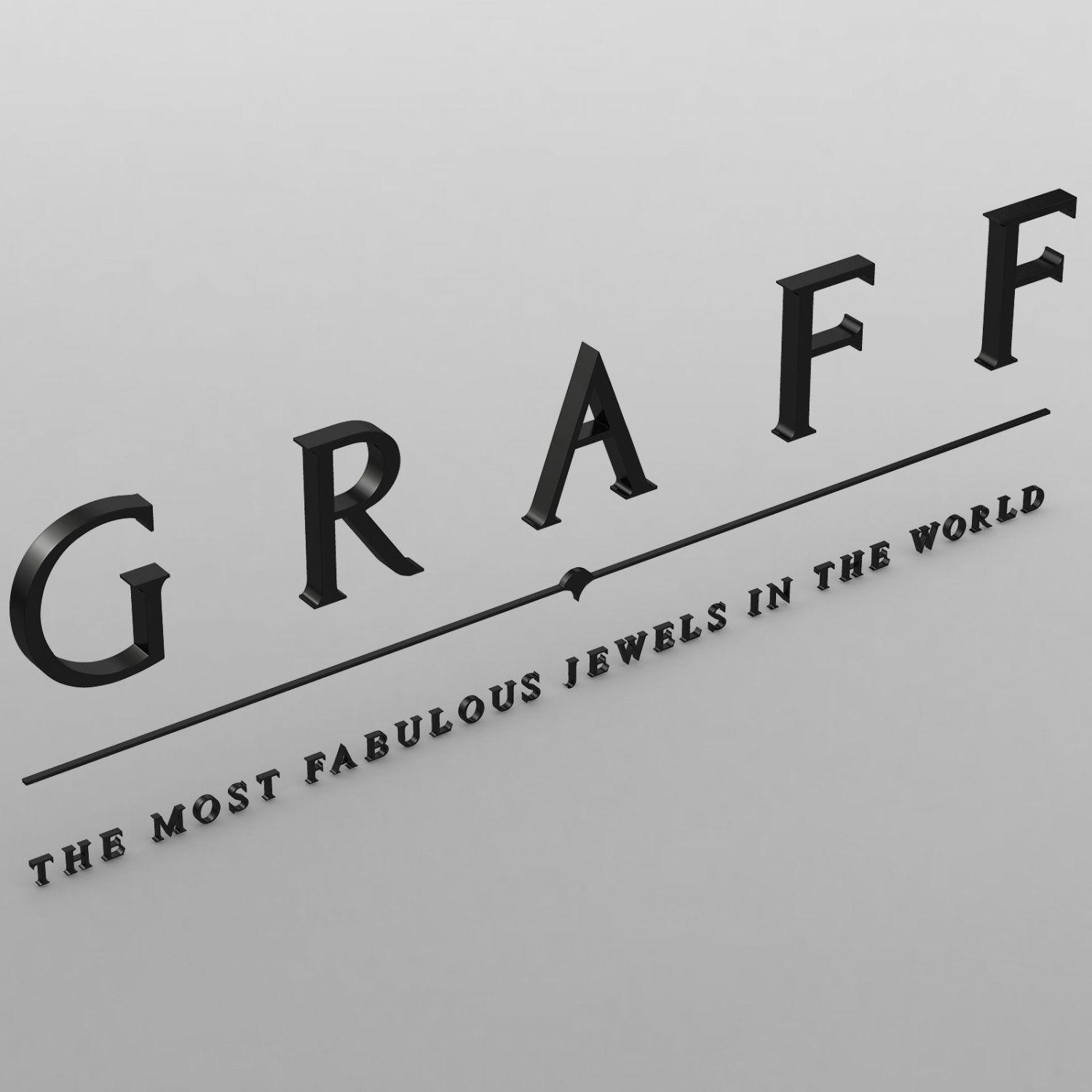 Graff Logo - Graff logo 3D Model in Jewellery 3DExport