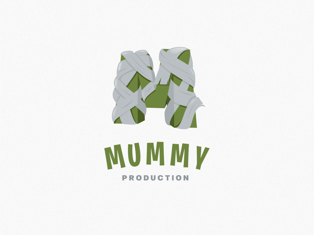 Mummy Logo - Mummy With Letter M Logo by Garagephic Studio on Dribbble