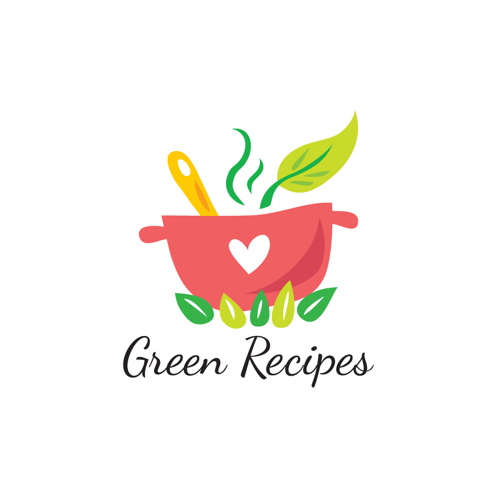 Recipe Logo - For Sale: Green Recipes Logo Design