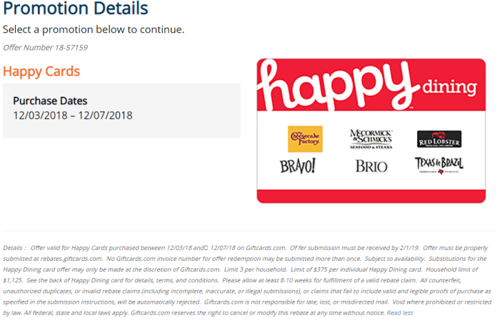 Giftcards.com Logo - GiftCards.com, Get 15% Happy Dining GC with $150+ Happy Gift Cards ...
