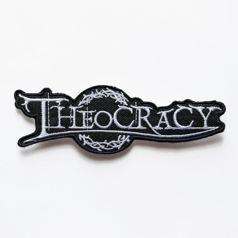 Theocracy Logo - Theocracy silver logo patch