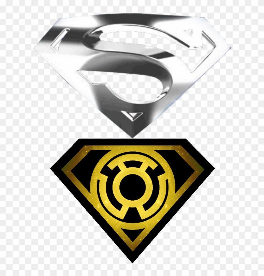 Sinestro Logo - Superman Yellow Lantern Double Shield - Batman Sinestro Corps Logo ...