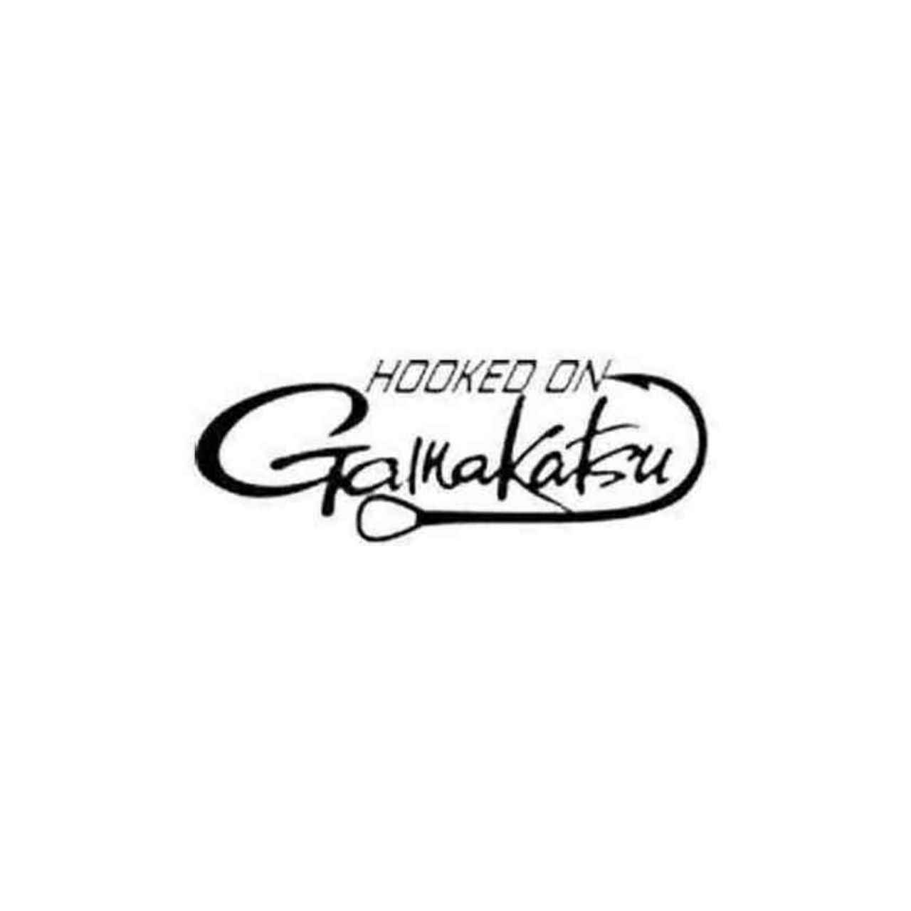 Gamakatsu Logo - Hooked On Gamakatsu Fishing Die Cut Decal Sticker