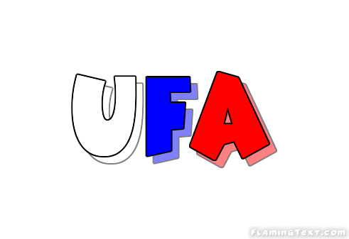 UFA Logo - Russian Federation Logo | Free Logo Design Tool from Flaming Text