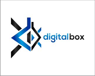 iBox Logo - digital box Designed by goen7o | BrandCrowd