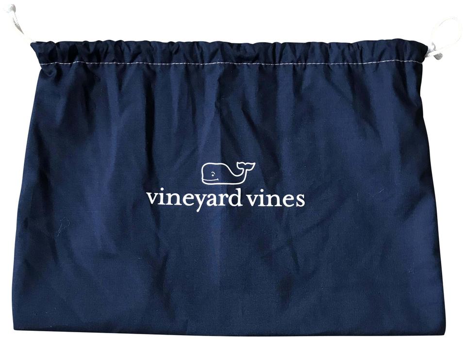 Drawstring Logo - Vineyard Vines Navy and White Drawstring Bag Logo