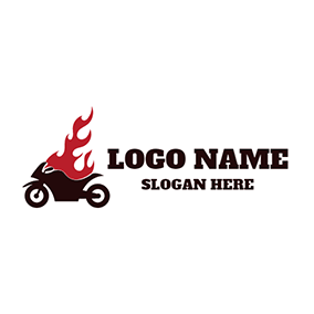 Red Flame Logo - Free Flame Logo Designs | DesignEvo Logo Maker