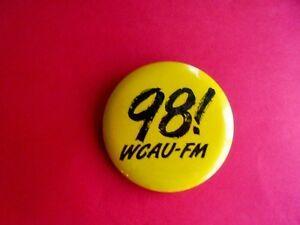 WCAU Logo - Details about Cool Vintage WCAU FM 98 Philadelphia PA Radio Station  Advertising Pinback
