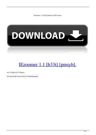 H33t Logo - IEzoomer 1.1 [h33t] [pmsyb]. Full Version by hyddimarmi - issuu