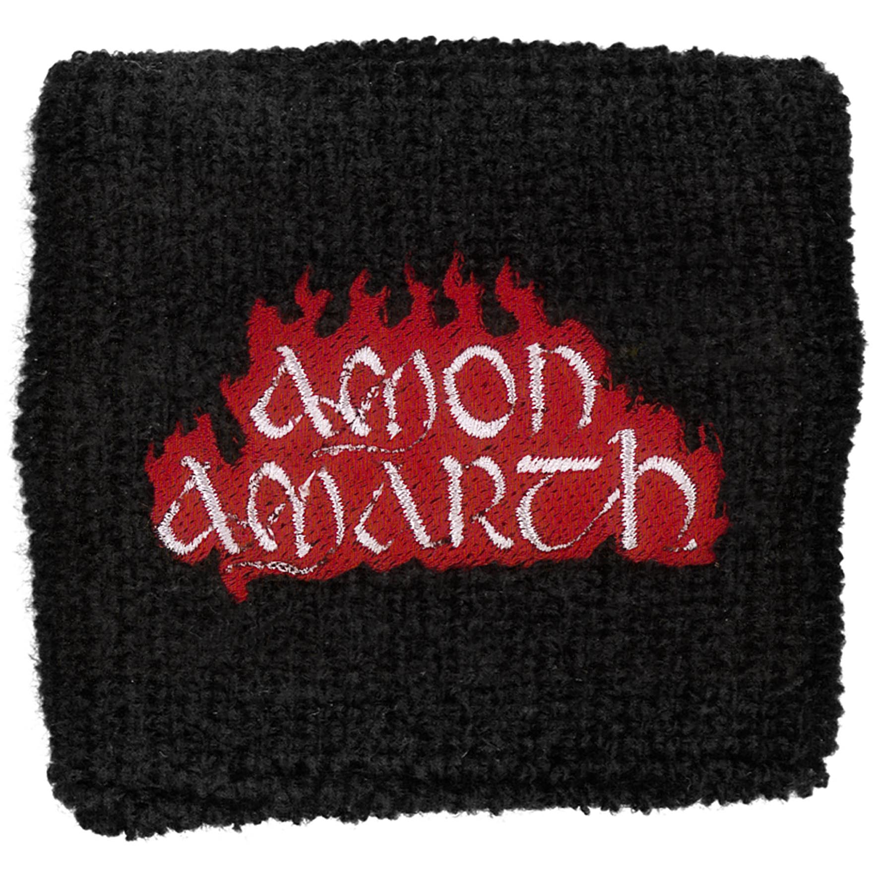 Red Flame Logo - Amon Amarth Wristband Red Flame Logo