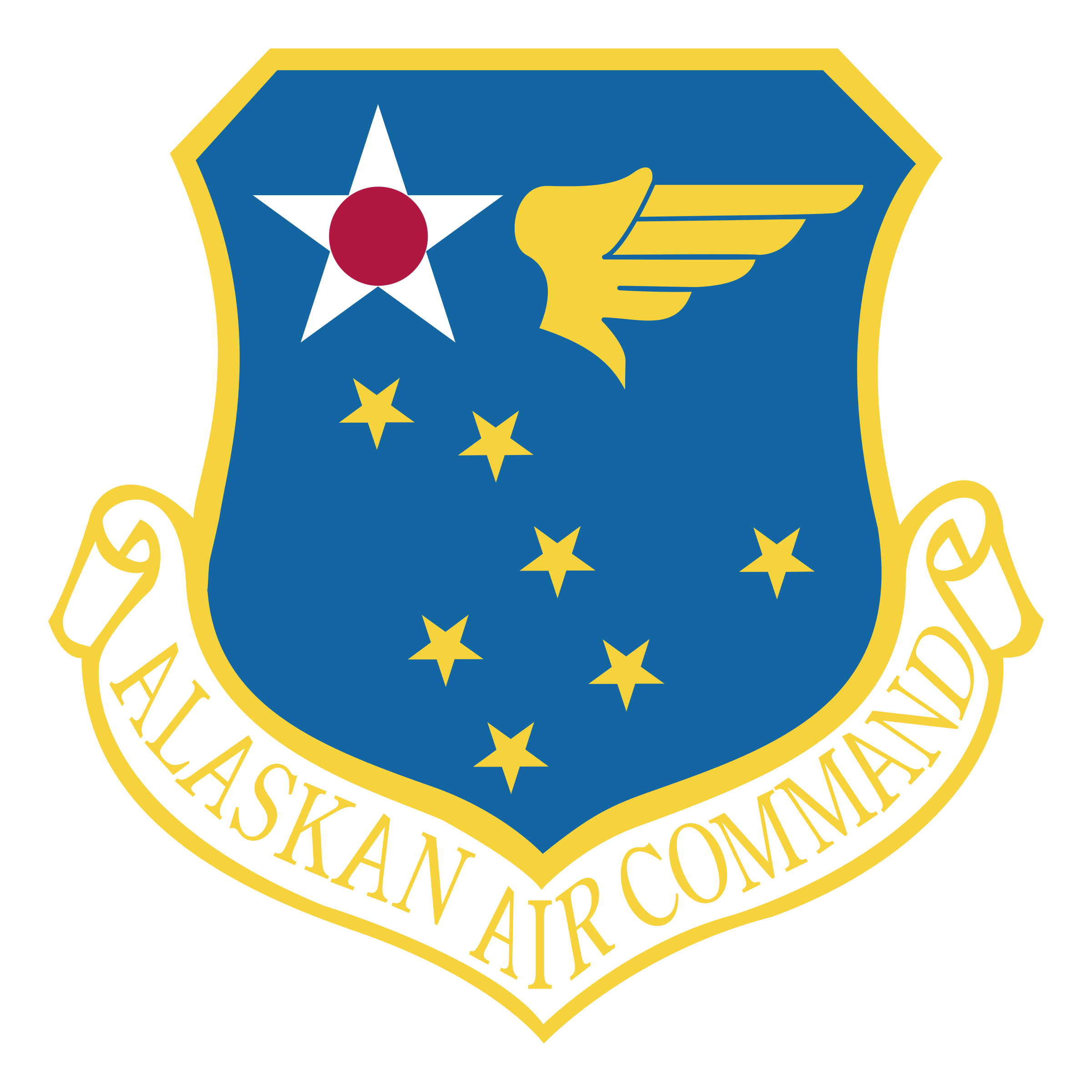 Alaskan Logo - Alaskan Air Command Logo PNG Transparent & SVG Vector
