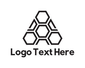 Honeycomb Logo - Triangle Honeycomb Logo