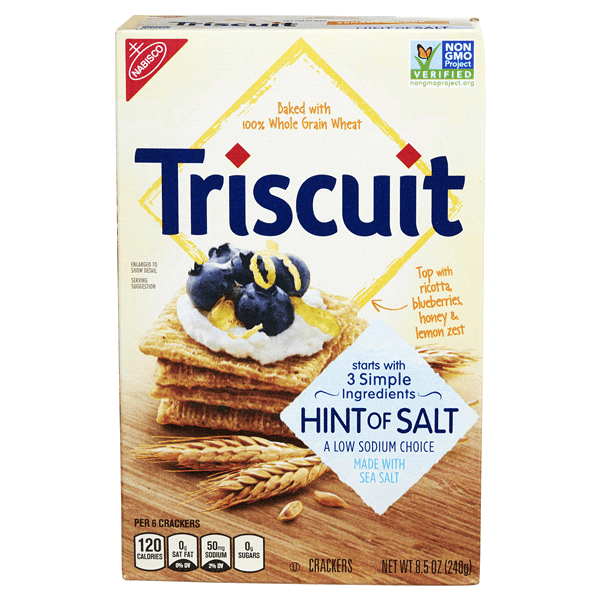 Triscuit Logo - Nabisco Triscuit Hint of Salt, 8.5 oz