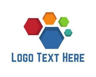 Honeycomb Logo - Colorful Honeycomb Logo