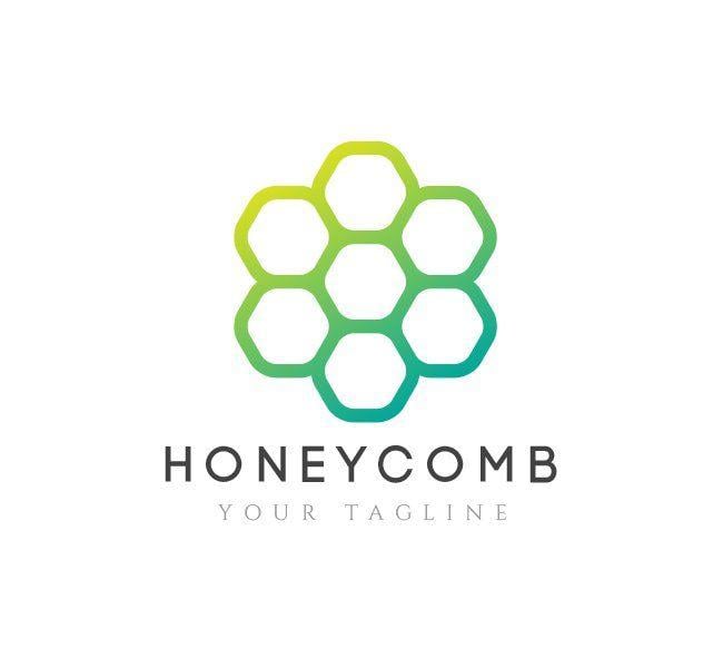 Honeycomb Logo - Honeycomb Logo & Business Card Template | Design Shop | Hive logo ...