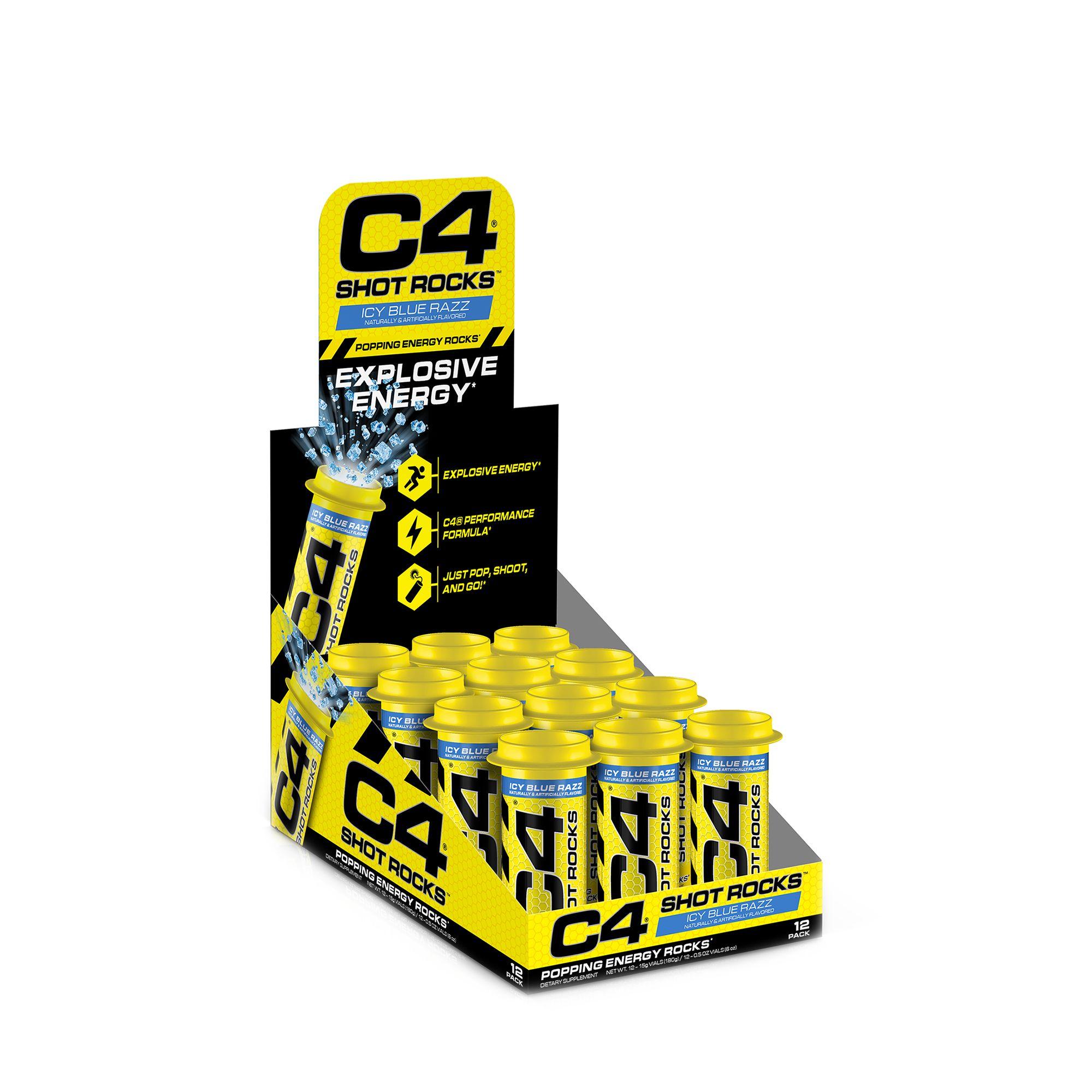 Cellucor Logo - C4® Shot Rocks - Icy Blue Razz