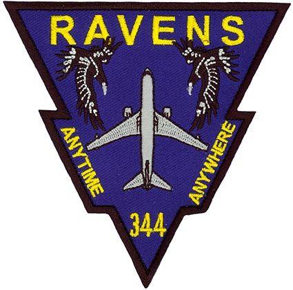 KC-46 Logo - 344th AIR REFUELING SQUADRON - RAVENS - ANYTIME ANYWHERE - KC-46