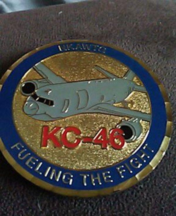KC-46 Logo - KC 46 Tanker Coin