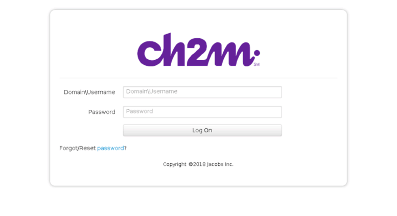 CH2M Logo - Access appdelivery.ch2m.com.