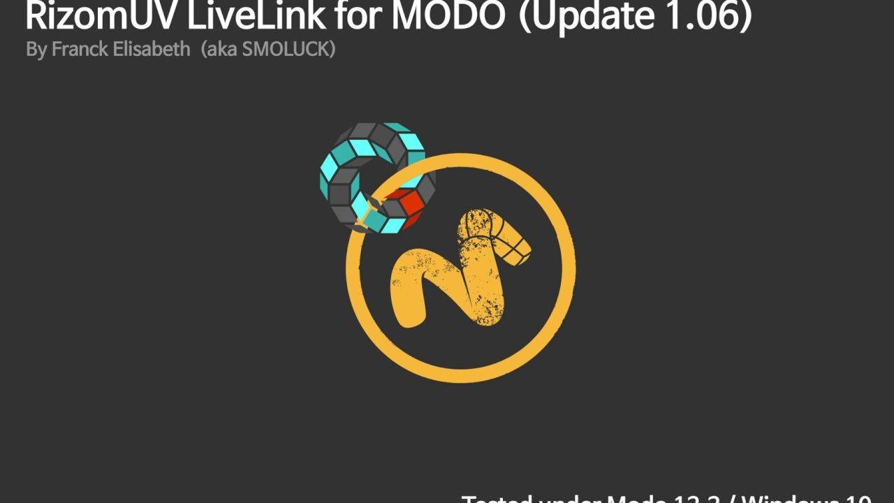 Rizomuv Logo - MODO I RizomUV LiveLink - 1.06 - Update