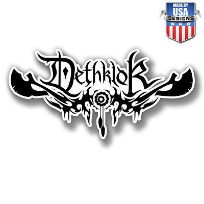 Dethklok Logo - DETHKLOK METAL LOGO music Sticker Decal Phone laptop Car Window art 20372