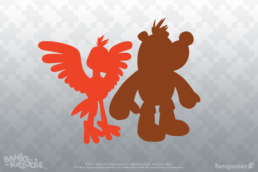 Banjo-Kazooie Logo - Banjo-Kazooie Plush Set - Fangamer