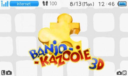 Banjo-Kazooie Logo - Colors! Live - Banjo Kazooie 3D Menu by -Immortal Avenger-