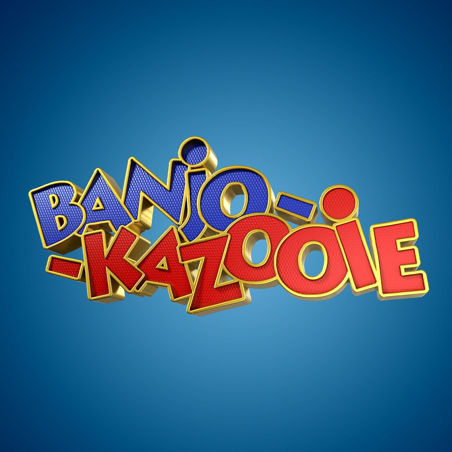 Banjo-Kazooie Logo - ArtStation - Banjo Kazooie 3D Fan Art, Michael Santin