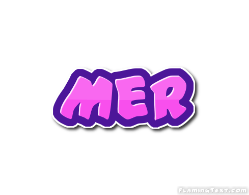 Mer Logo - Mer Logo. Free Name Design Tool from Flaming Text