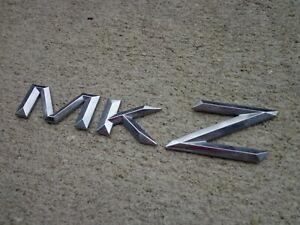 MKZ Logo - Lincoln MKZ emblem letters badge decal symbol trunk OEM Factory