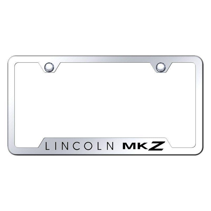 MKZ Logo - Autogold® - License Plate Frame with Laser Etched Lincoln MKZ Logo
