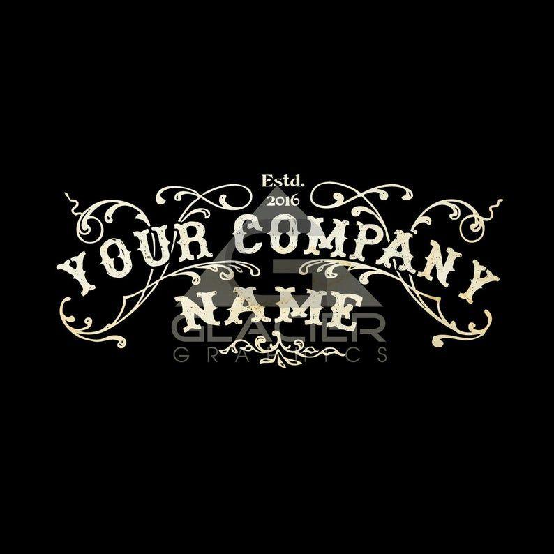 Victorian Logo - Victorian Logo Custom Victorian Pre Made Logo Custom Vintage Logo Retro Logo Vintage Logo Design Customized Victorian Logo