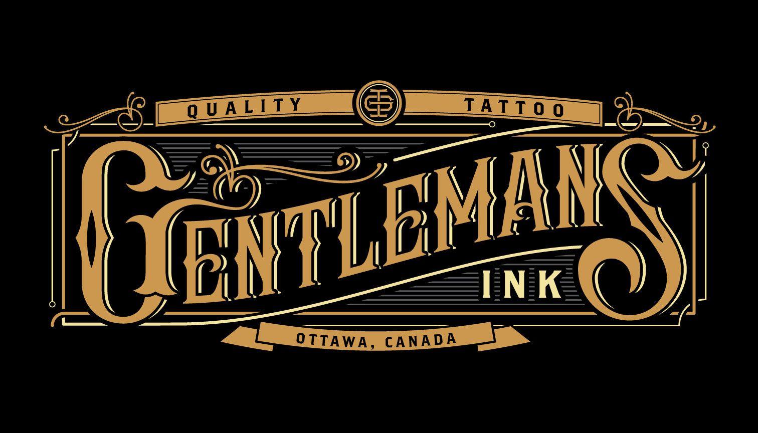 Victorian Logo - Logo designed for a tattoo artist from Ottawa, Canada. Victorian